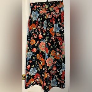 Zara wide leg ankle pants